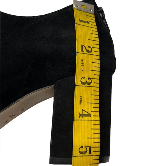 Corso Como Round Toe Suede Pumps Size 8 Black - Picture 5 of 11